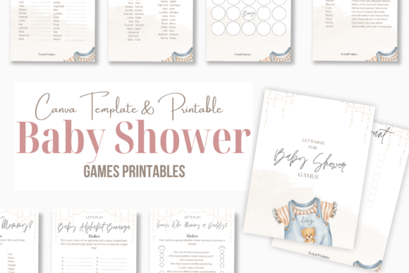 Download Baby Shower Games Printable Template - Printable template Collection