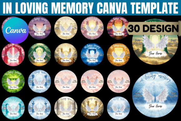 Download In Loving Memory Pin Button Canva Templa - Loving memory Collection