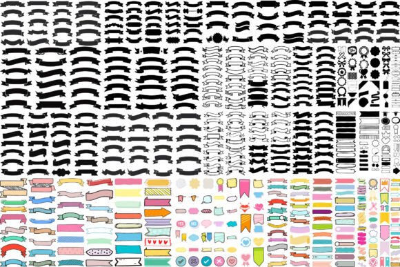 Download 556 SVG Vintage Banner Ribbon Clipart - Premium Resources