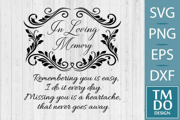 Download In Loving Memory of Mom, Memorial SVG - Loving memory Collection