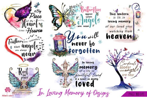Download In Loving Memory of Sublimation Bundle - Loving memory Collection