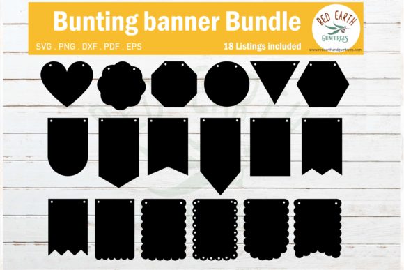 Download Banner Bunting Templates for Party&nbsp; - Premium Bundle